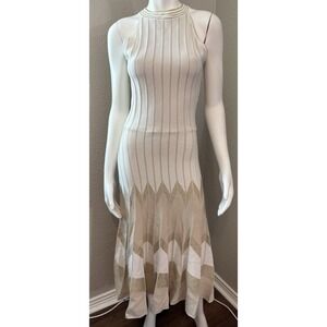 Anthropologie Dress M Midi Knit Dressy Formal Holiday Party